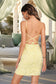 Audrey Bodycon V-Neck Short/Mini Lace Homecoming Dress DKP0020496