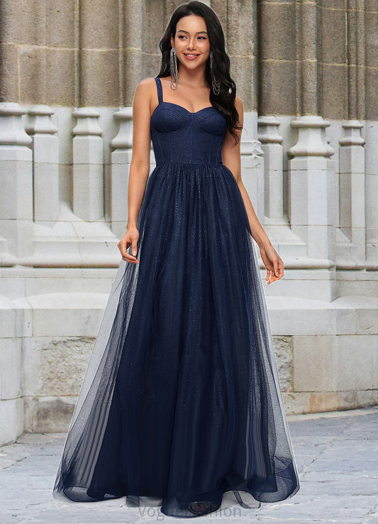 Alexandra Ball-Gown/Princess Sweetheart Floor-Length Tulle Prom Dresses DKP0022198