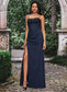 Donna Sheath/Column Sweetheart Floor-Length Tulle Prom Dresses DKP0022202