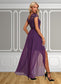 Jordin Illusion Elegant A-line Chiffon Lace Maxi Dresses DKP0022451