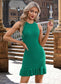 Catherine Scoop Elegant Trumpet/Mermaid Cotton Blends Mini Dresses DKP0022557