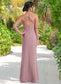 Ireland A-Line Chiffon Floor-Length Junior Bridesmaid Dress dusty rose DKP0022856