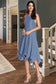 Gabriella A-line Halter Asymmetrical Chiffon Lace Homecoming Dress DKP0020561