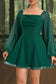 Mylee A-line Square Short/Mini Chiffon Homecoming Dress DKP0020465
