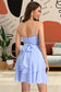 Rosa A-line V-Neck Short/Mini Chiffon Homecoming Dress DKP0020470