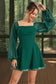 Mylee A-line Square Short/Mini Chiffon Homecoming Dress DKP0020465