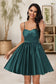 Jayden A-line Sweetheart Short/Mini Satin Homecoming Dress DKP0020497