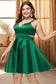 Joanne A-line V-Neck Short/Mini Satin Homecoming Dress DKP0020493