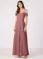 Angela A-Line/Princess Scoop Floor Length Natural Waist Sleeveless Bridesmaid Dresses