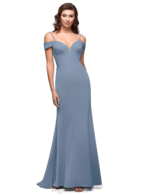 Zoie Sleeveless A-Line/Princess Scoop Floor Length Natural Waist Bridesmaid Dresses