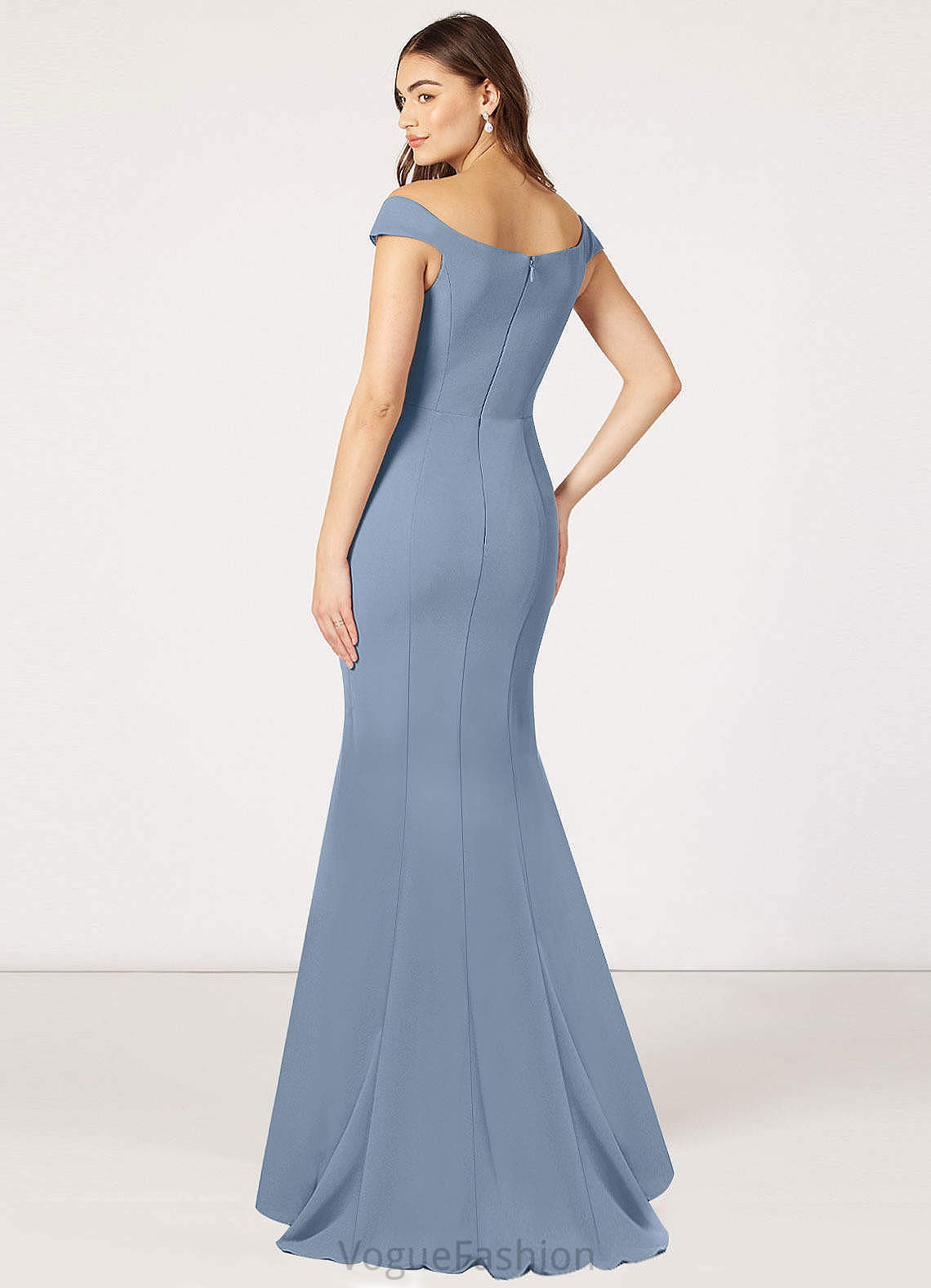 Jessie Scoop Sleeveless Floor Length A-Line/Princess Natural Waist Bridesmaid Dresses