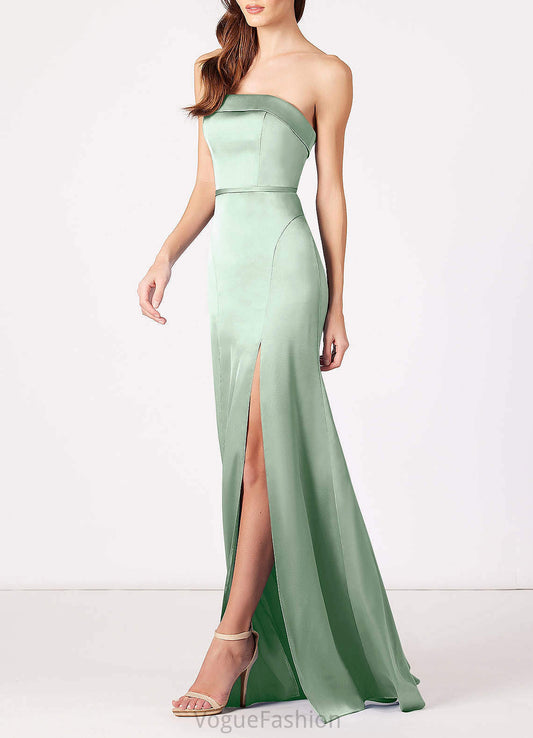 Mayra Natural Waist Scoop Floor Length A-Line/Princess Sleeveless Bridesmaid Dresses
