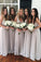 Simple Elegant Long A-Line Chiffon Open Back Bridesmaid Dresses Bridesmaid Gowns