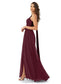 Rosalyn Sleeveless Floor Length Scoop Natural Waist A-Line/Princess Bridesmaid Dresses