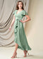 Esmeralda Spaghetti Staps Natural Waist A-Line/Princess Sleeveless Floor Length Bridesmaid Dresses