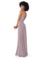 Jordan Natural Waist Velvet Trumpet/Mermaid Floor Length Scoop Sleeveless Bridesmaid Dresses