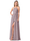 Kamora Floor Length Spaghetti Staps Natural Waist Sleeveless A-Line/Princess Bridesmaid Dresses