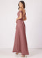 Angela A-Line/Princess Scoop Floor Length Natural Waist Sleeveless Bridesmaid Dresses