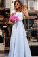 Cap Sleeves 2 Pieces Long Elegant Lavender Zipper Back Lace Prom Dresses