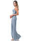 Maribel Sleeveless Floor Length A-Line/Princess Straps Natural Waist Bridesmaid Dresses