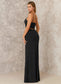 Aniya Floor Length V-Neck Natural Waist Sleeveless A-Line/Princess Bridesmaid Dresses