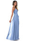 Alexis Natural Waist A-Line/Princess Floor Length Sleeveless Straps Bridesmaid Dresses