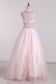 2024 Two-Piece Scoop Ball Gown Quinceanera Dresses Tulle With Applique