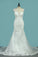 Mermaid Wedding Dresses Sexy Open Back V Neck With Applique