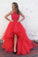 Ball Gown Halter High Low Prom Dresses Beading Asymmetrical Tulle Evening Dresses JS501