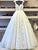 Ball Gown Lace Appliques V Neck Prom Dresses Spaghetti Straps Long Evening Dresses JS618