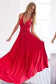 Backless Prom Dresses Sexy Open Backs Red Evening Dress Long Prom Dresses JS537