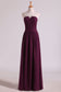 Notched Neckline Bridesmaid Dresses Floor Length With Ruffles Chiffon