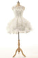 A Line Homecoming Dresses Scoop Organza With Handmade Flowers
