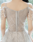 Gray Tulle Sequins Short Dress Party Dress Sloane Homecoming Dresses CD11108