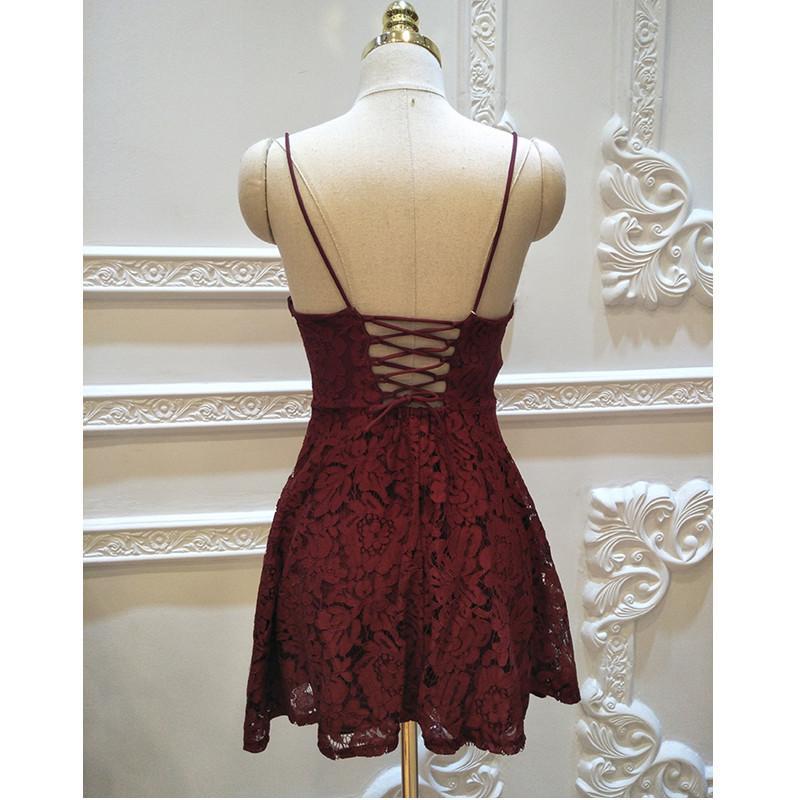 Sexy Straps Mini Party Lace Homecoming Dresses Bella Dress Short CD24584