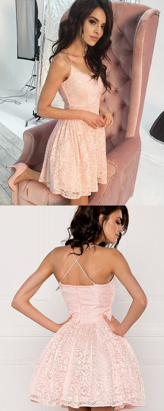 Charming Party Dress Sexy Homecoming Dresses Caylee Cocktail Lace Short Mini Dress CD4133