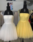 Sparkle Beaded Cap Sleeves Tulle Sweet 16 Mila Homecoming Dresses Dresses CD8833