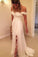 Off The Shoulder Wedding Dresses A Line Chiffon With Ruffles And Slit
