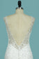 Mermaid Wedding Dresses Sexy Open Back V Neck With Applique