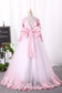2024 Ball Gown Scoop Flower Girl Dresses Tulle With Applique