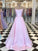 Floor-Length Spaghetti A-Line/Princess Straps Sleeveless Satin Dresses