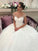 Gown Tulle Ball Off-the-Shoulder Court Train Sleeveless Wedding Dresses