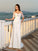 Long Sweetheart Short Applique Sleeves Sheath/Column Satin Beach Wedding Dresses