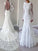 Court Long Train Trumpet/Mermaid Scoop Sleeves Lace Wedding Dresses