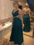 Sleeveless Floor-Length A-Line/Princess V-neck Beading Chiffon Dresses