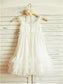 Straps A-line/Princess Chiffon Tea-Length Sleeveless Ruffles Flower Girl Dresses
