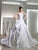 Ball Satin Gown Long Strapless Beading Sleeveless Wedding Dresses