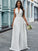 A-Line/Princess Chiffon Sleeveless Halter Ruched Floor-Length Wedding Dresses