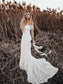 Off-the-Shoulder Short Lace Court Applique Sleeves Trumpet/Mermaid Train Wedding Dresses