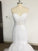 Lace Court Trumpet/Mermaid Sweetheart Tulle Train Sleeveless Wedding Dresses